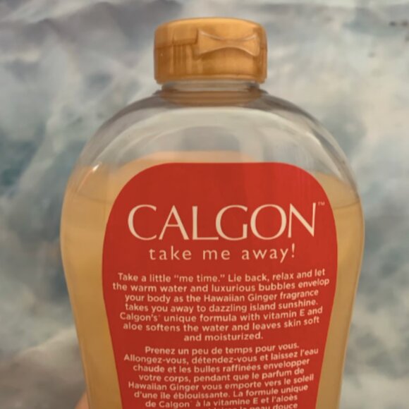Calgon Take Me Away! Skin Silkening Bubble Bath Hawaiian Ginger 30 fl Oz - Picture 2 of 5